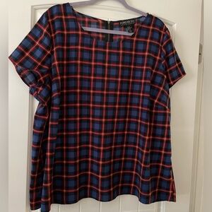 Forever 21 Plaid Top